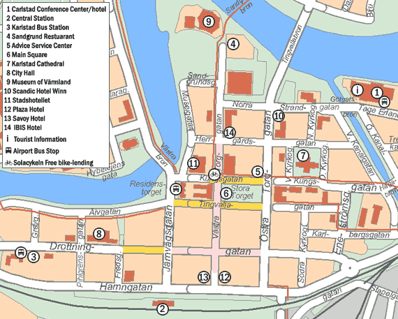 Karta Karlstad Centrum | Karta